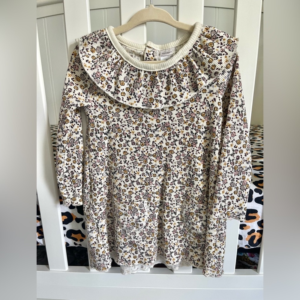 Modern moments baby girl 24 month floral collared dress
